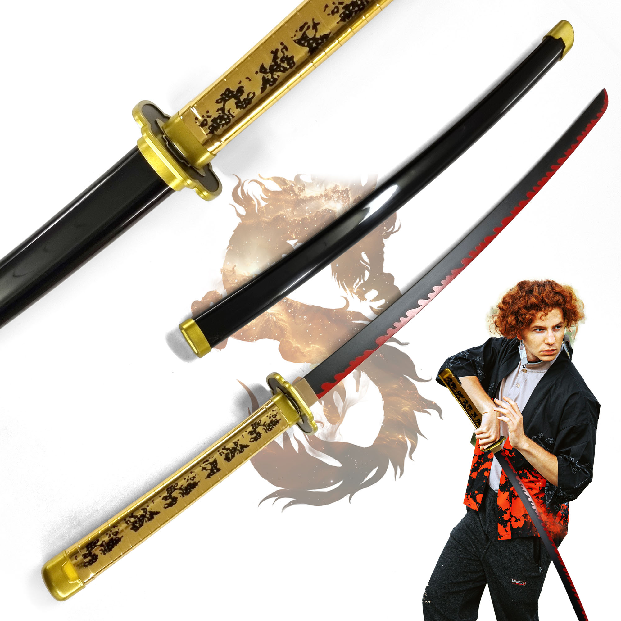 Demon Slayer: Kimetsu no Yaiba - Tsugikuni Yoriichi's Schwert, Holzversion